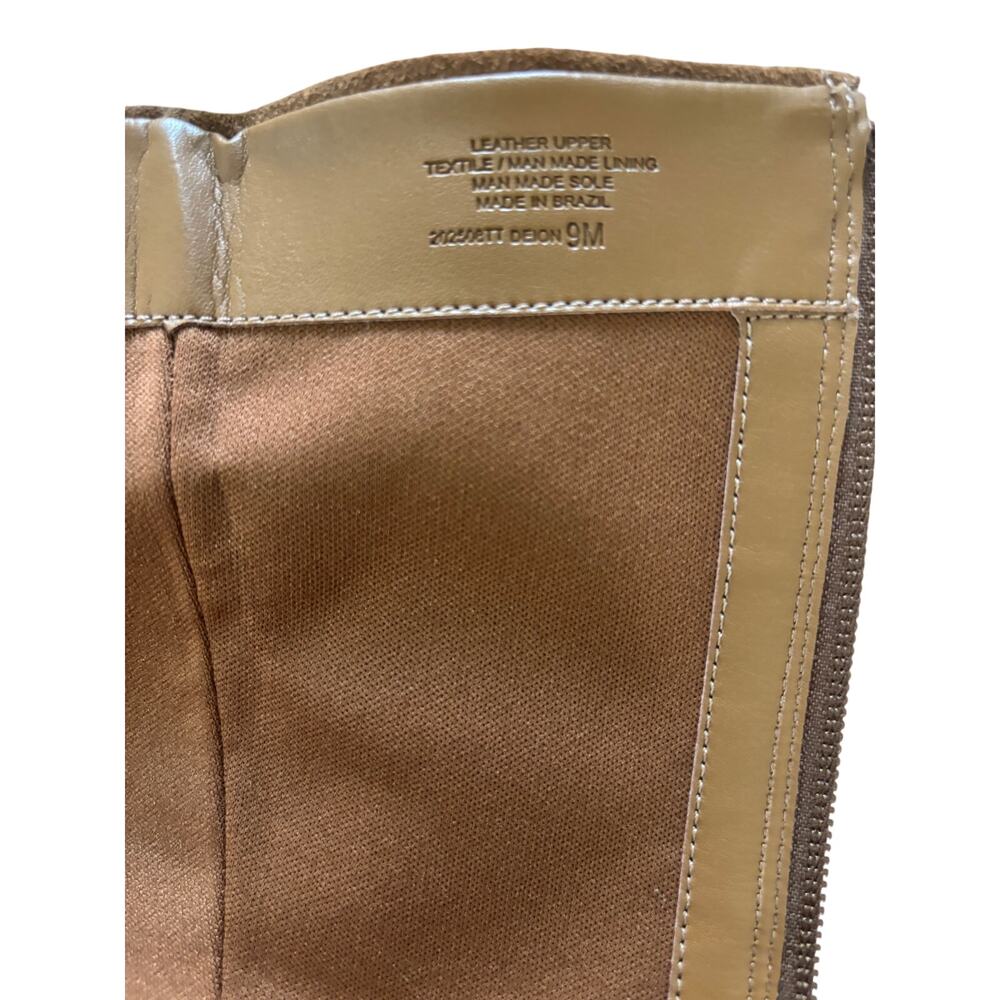 Gianni Bini Dejon Tan Suede Knee High Boots - Women's 9M - Picture 6 of 9
